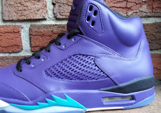 Air Jordan V “Extra Grape” Customs by Ecentrik Artistry