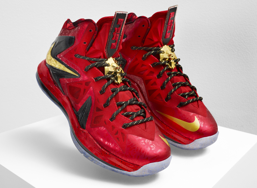 Lebron James 2013 Championship Sneakers Red