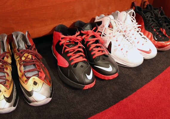 LeBron James' NBA Finals Off-Court Sneaker Rotation