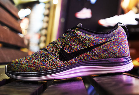 Multi Color Nike Lunar Flyknit 3