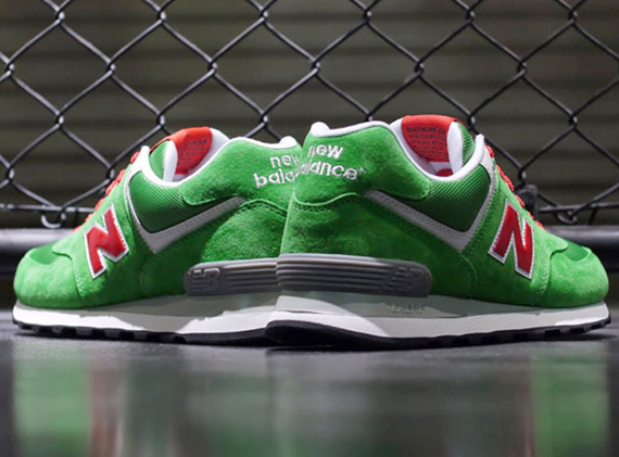 New Balance 574 Green Orange July 2013 5