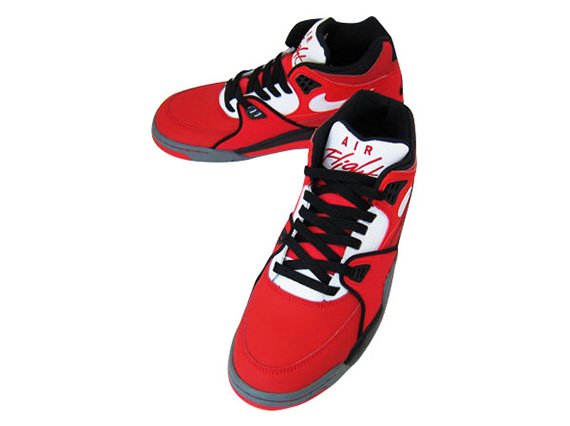 Nike Air Flight 89 Red Black Grey 2