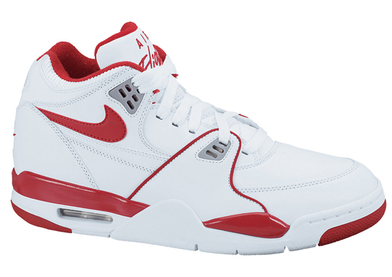 Nike Air Flight 89 White Red Grey 1