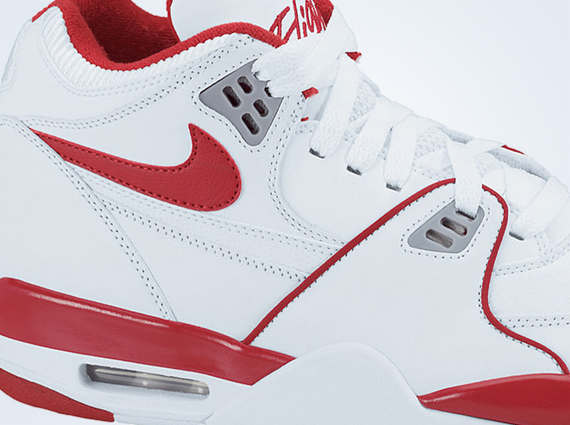 Nike Air Flight 89 White Red Grey 2