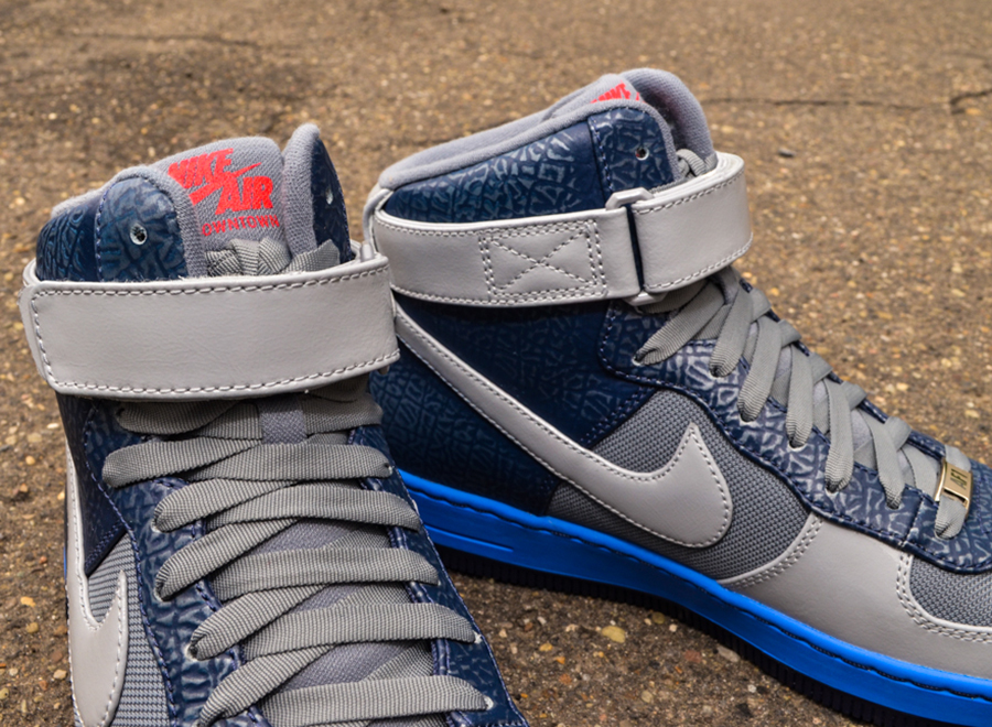Nike Air Force 1 Downtown High Grey Blue 2