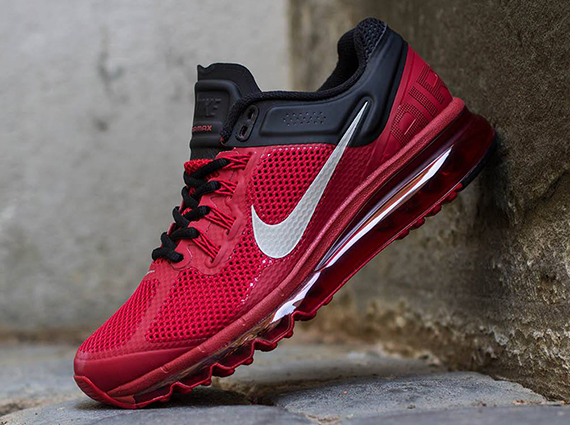 Nike Air Max+ 2013 - Gym Red - Reflective Silver - Black