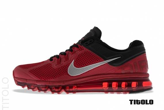 Nike Air Max 2013 Gym Red Black 2