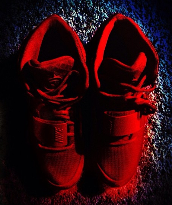 Nike Air Yeezy 2 Red October Customs Mache 03