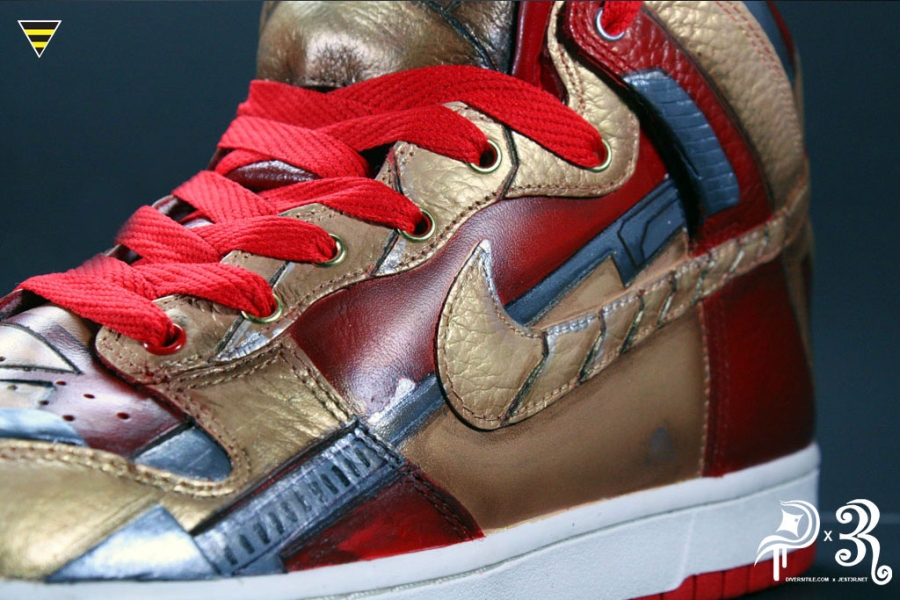 Nike Dunk High Metal Guy Customs 03