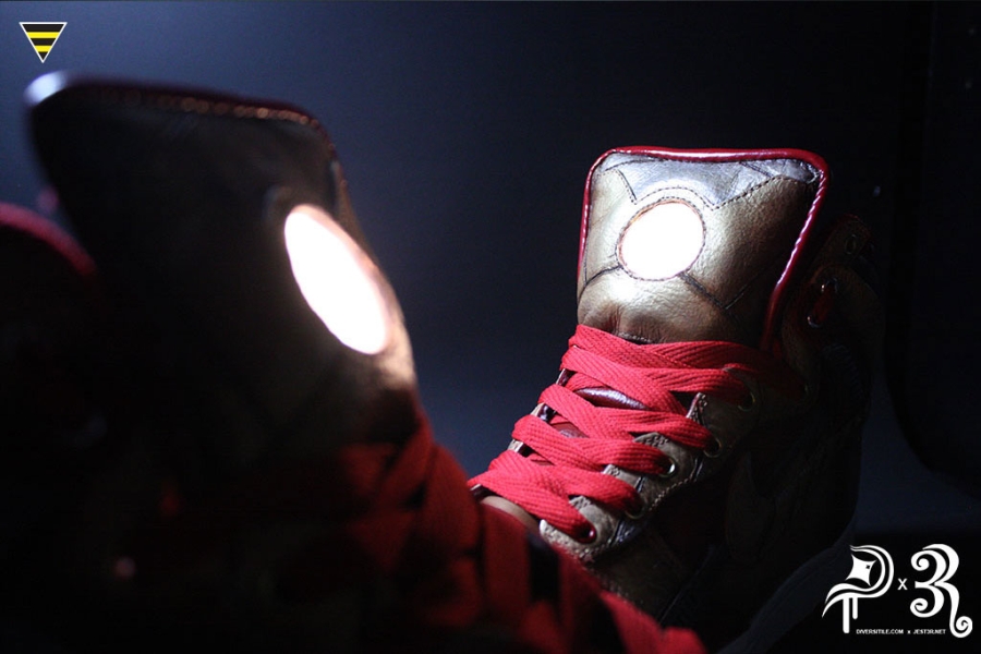 Nike Dunk High Metal Guy Customs 04