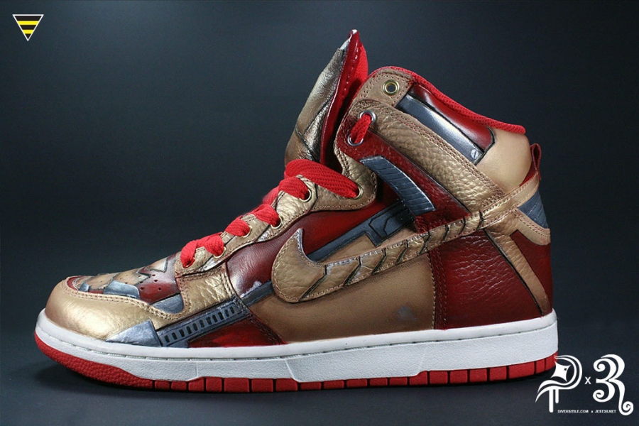 Nike Dunk High Metal Guy Customs 07