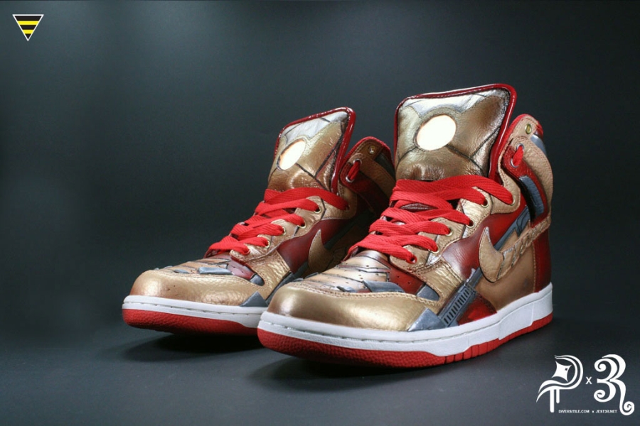 Nike Dunk High Metal Guy Customs 09