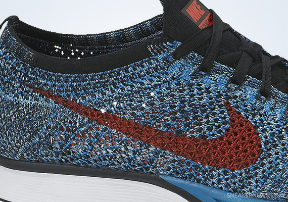 Nike Flyknit Racer - Neo Turquoise - Bright Crimson