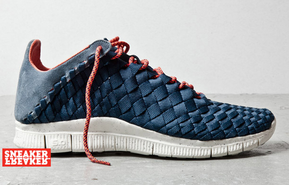 Nike Free Inneva Woven Navy Red 2