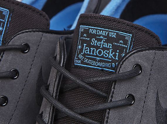 Nike SB Stefan Janoski - Black - Anthracite - Distance Blue