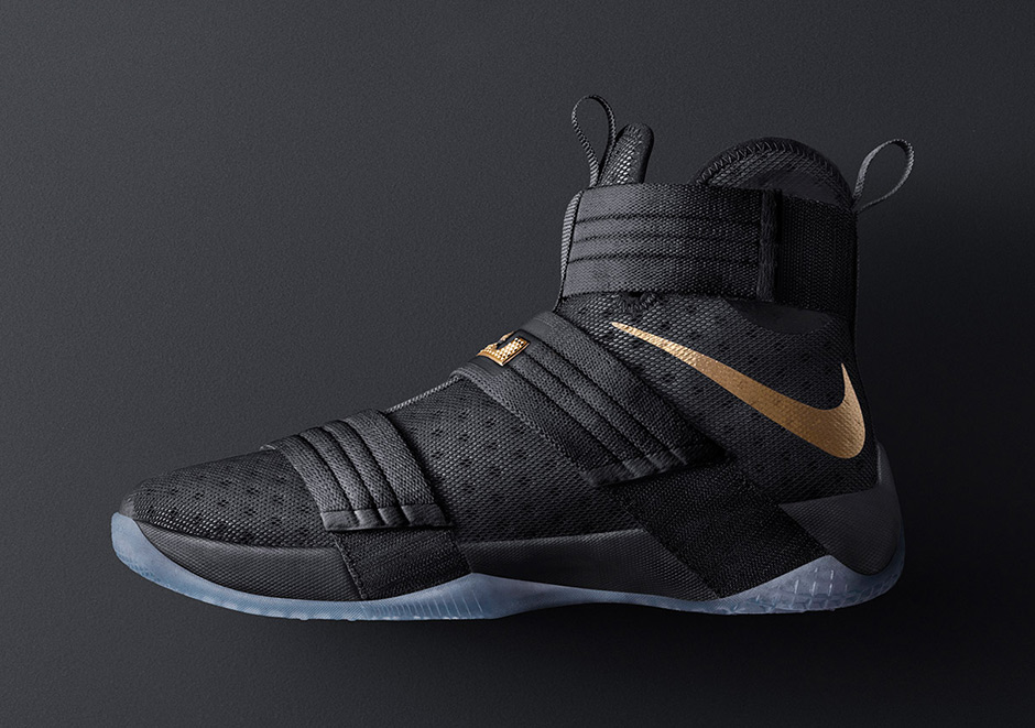 Nike Lebron Soldier 10 Black Gold Finals Game 7