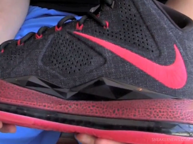 Nike LeBron X "Black Denim" Sample