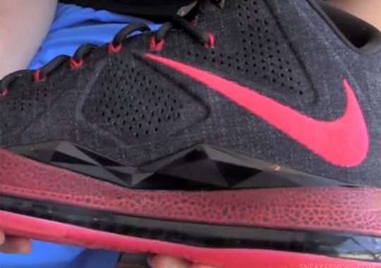 Nike LeBron X “Black Denim” Sample