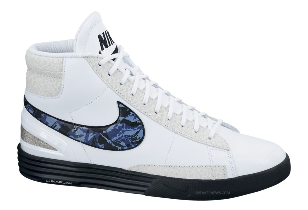 Nike Lunar Blazer White Hyper Blue Black 01