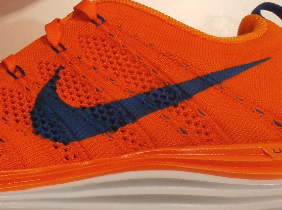 Nike Flyknit Lunar1+ - Orange - Blue