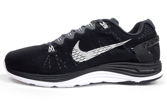 Nike Lunarglide 5 Black White 2