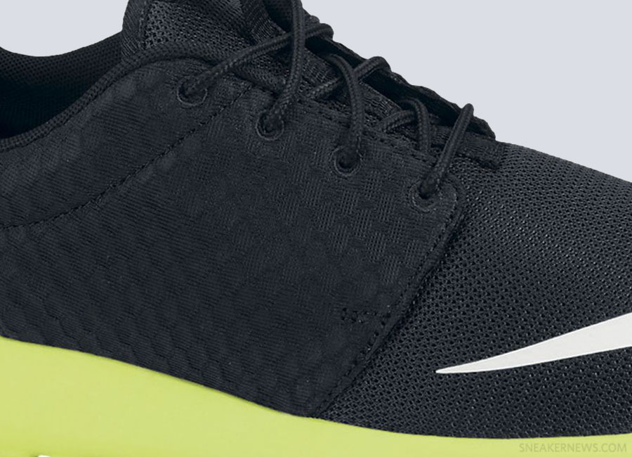 Nike Roshe Run FB - Volt - Black - White