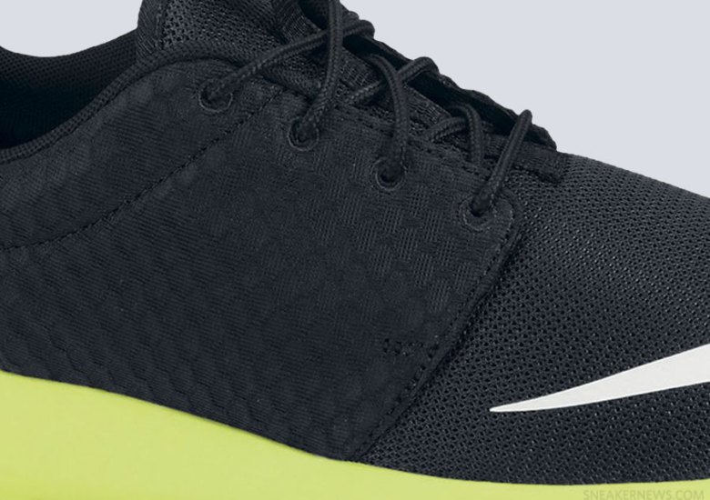 Nike Roshe Run FB – Volt – Black – White