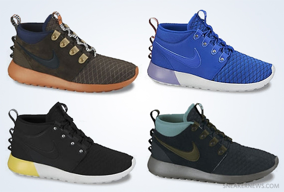 Nike Roshe Run Winter Mid Upcoming Colorways