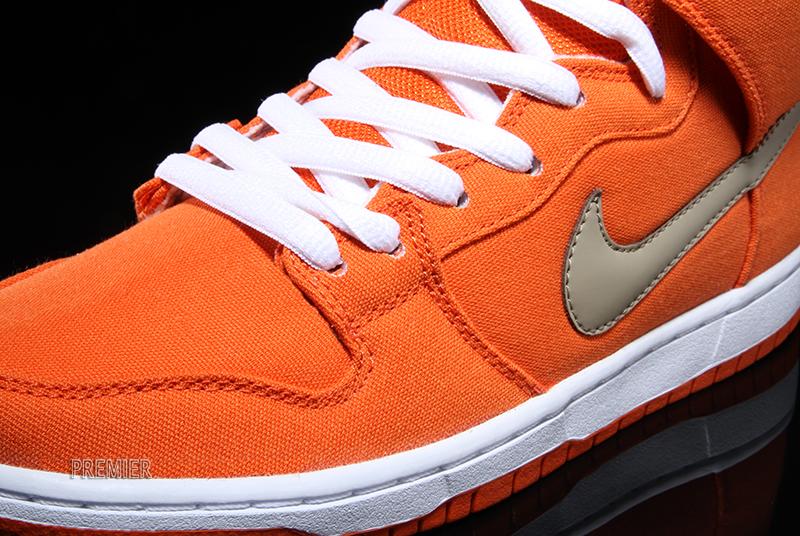 Nike Sb Dunk High Urban Orange White Bamboo 6