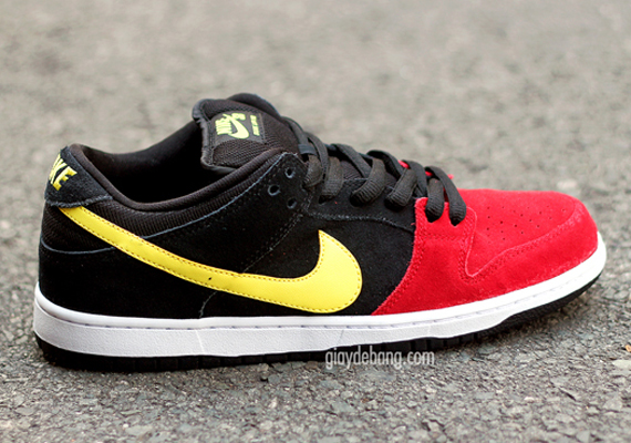 Nike Sb Dunk Low Red Black Yellow