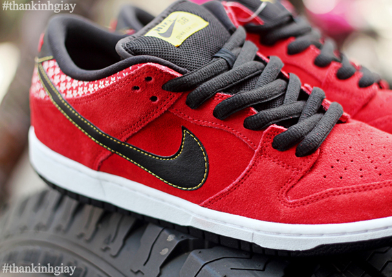 Nike Sb Dunk Low Red Firecracker 10