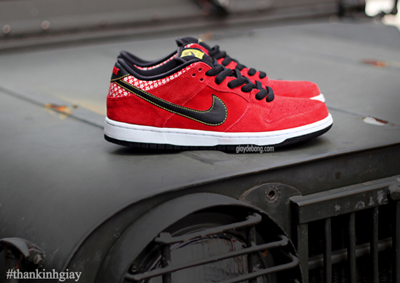 Nike Sb Dunk Low Red Firecracker 4