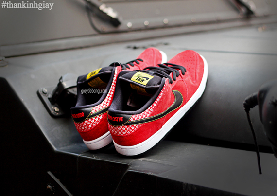 Nike Sb Dunk Low Red Firecracker 5