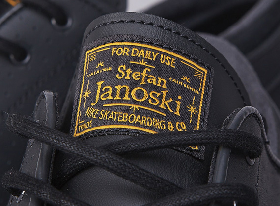 Nike Sb Stefan Janoski Anthracite Black University Gold 031