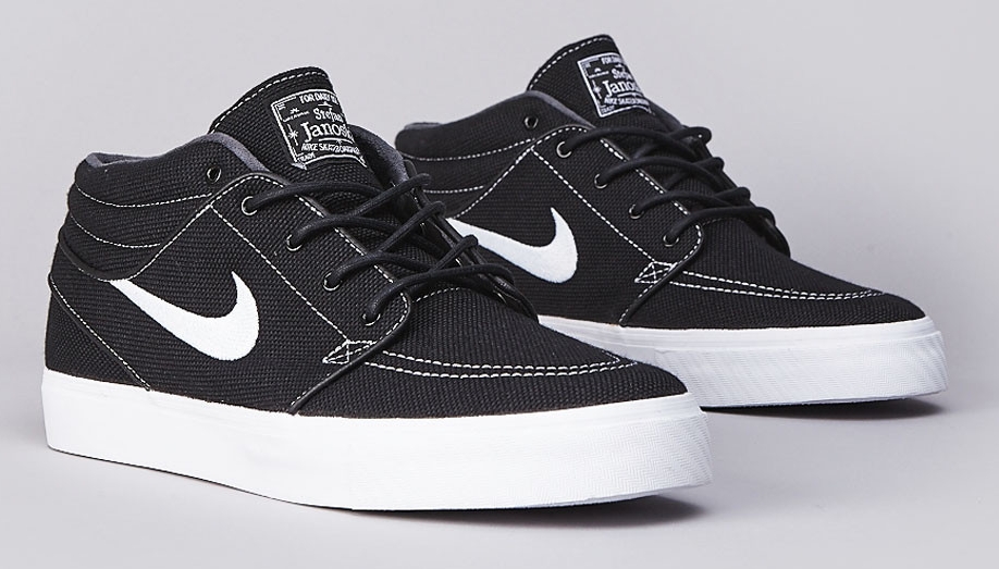 Nike Stefan Janoski Mid Black White 02