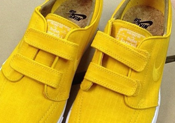 Nike Stefan Janoski Velcro Yellow Rip Stop 1