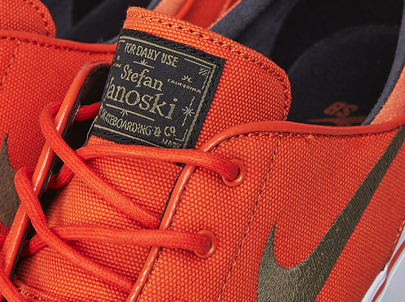 Nike Stefan Janoski – Urban Orange – Medium Olive – Black