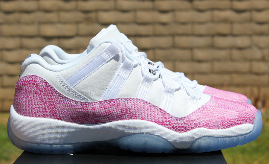 Pink Snakeskin Jordans 1