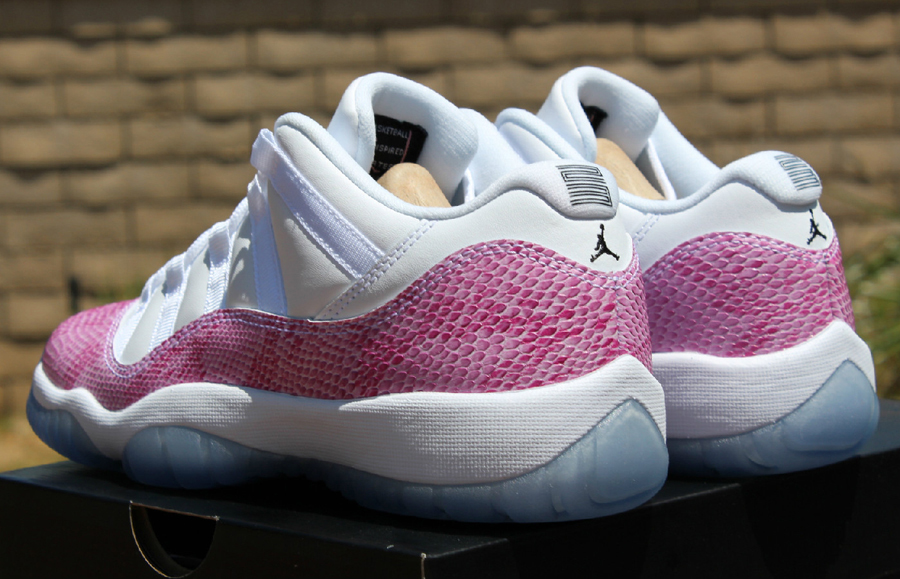 Pink Snakeskin Jordans 10