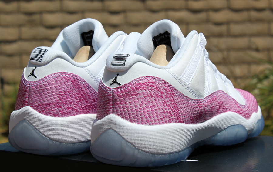 Pink Snakeskin Jordans 4