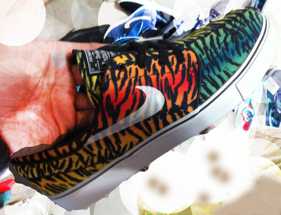 Rainbow Tiger Stripe Nike Stefan Janoski