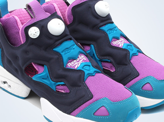 Reebok Insta Pump Fury - Blue - Purple - White