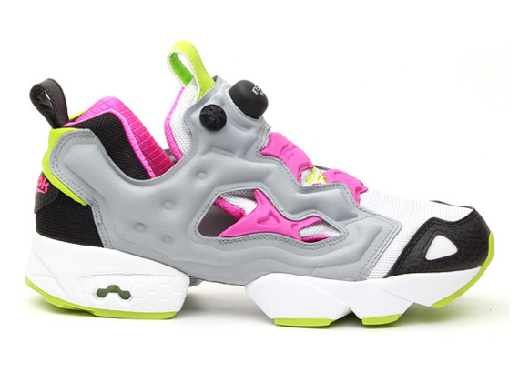 Reebok Insta Pump Fury Pink Green 01