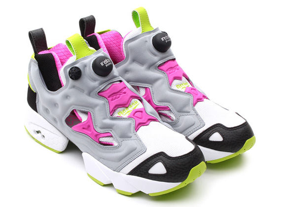 Reebok Insta Pump Fury Pink Green 02