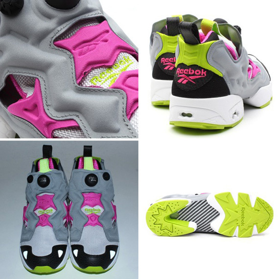 Reebok Insta Pump Fury Pink Green 03