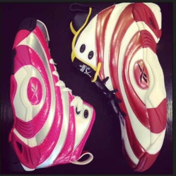 Reebok Shaqnosis - Pink - Silver