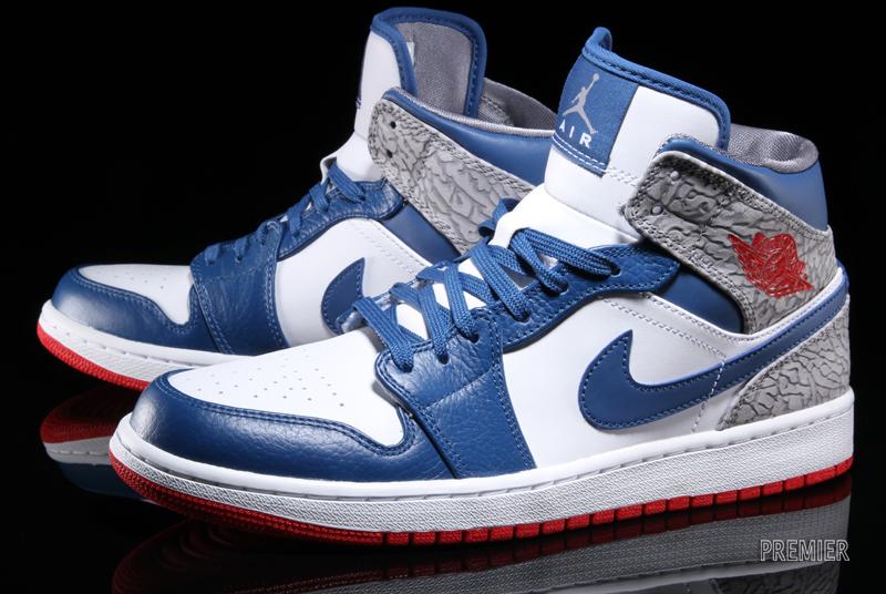 True Blue Aj1 Mid 5