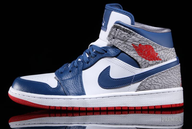 True Blue Aj1 Mid 6