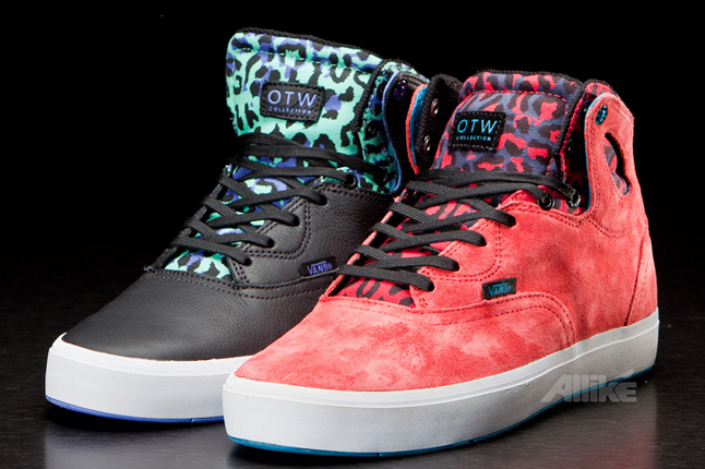 Vans Bushwick Leopard Camo Blackmint Redblue 1