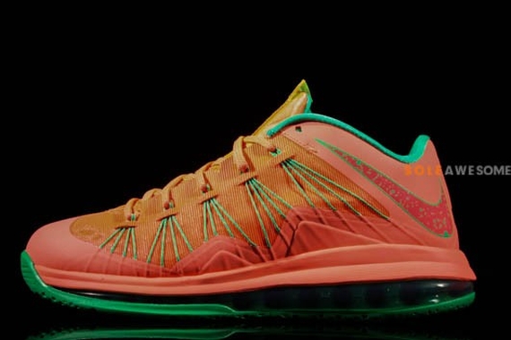 Watermelon Nike Lebron X Low 09